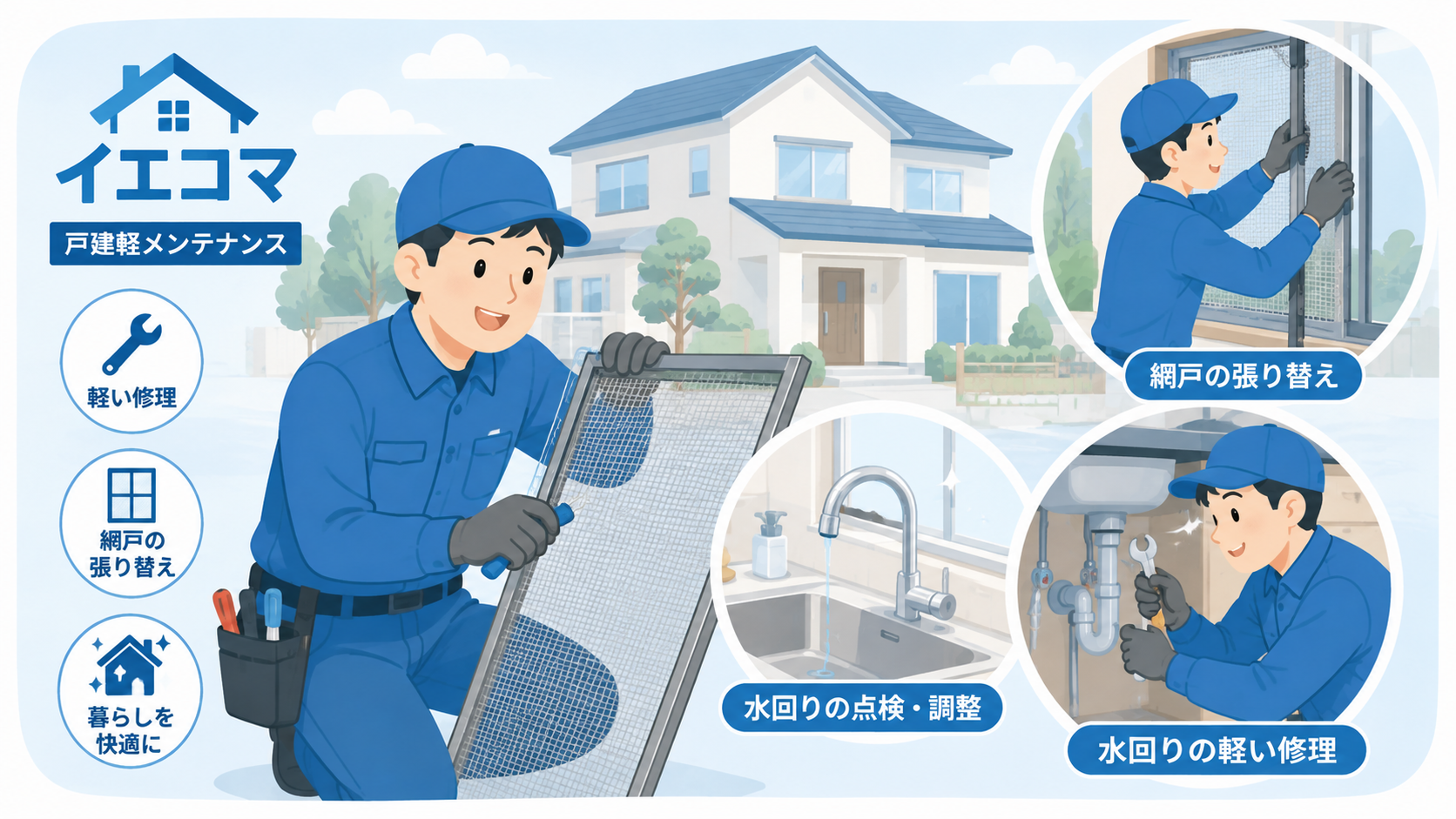 イエコマのサービスイメージ
