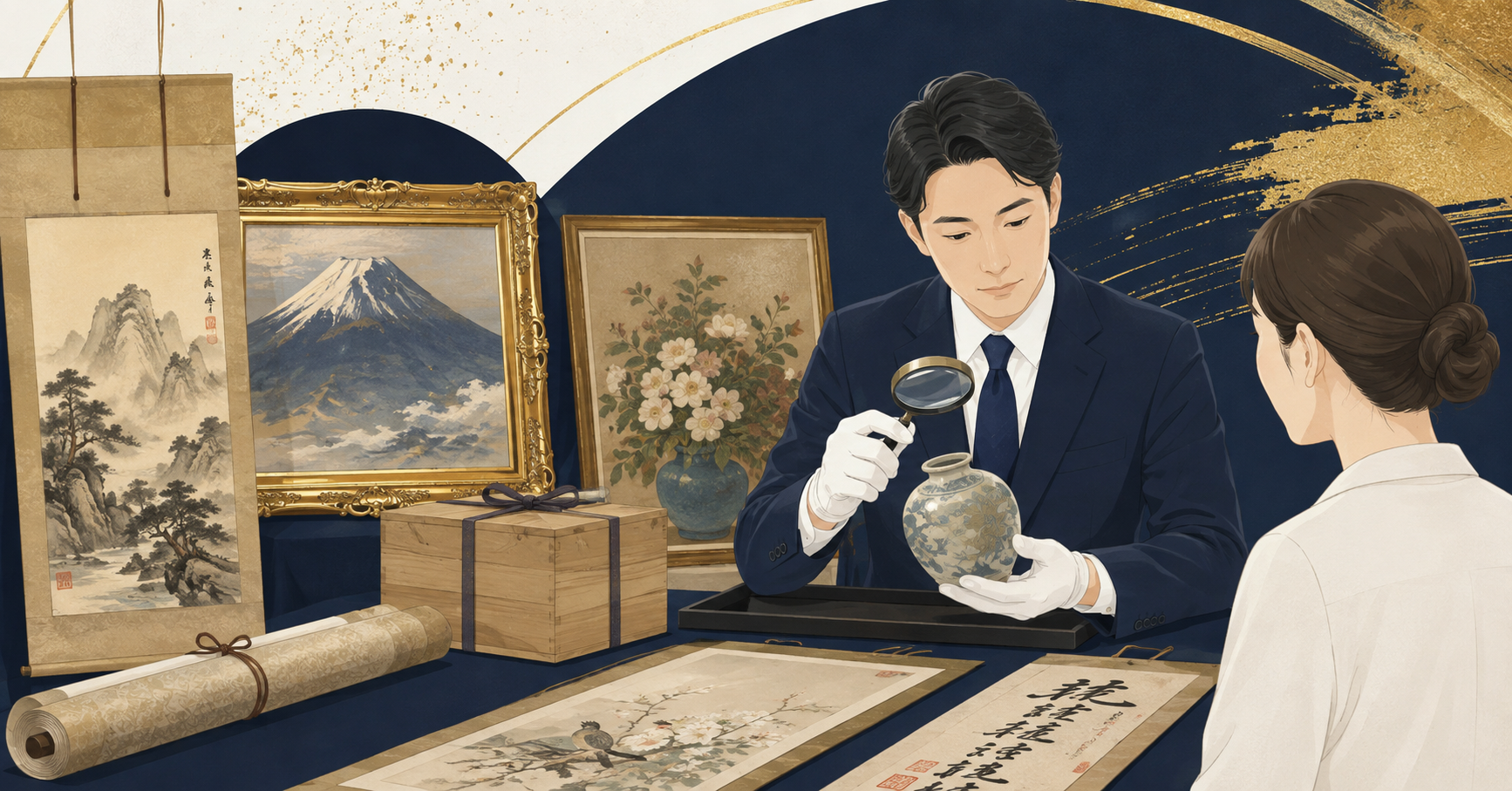 美術品買取専門店獏のサービスイメージ