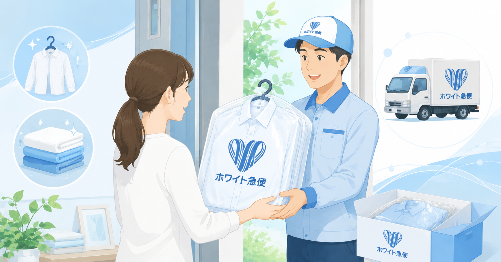 ホワイト急便のサービスイメージ