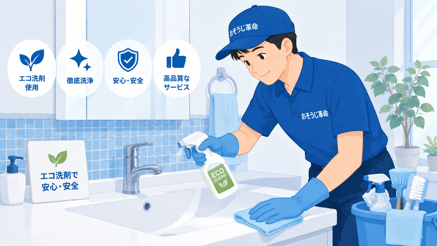 おそうじ革命のサービスイメージ