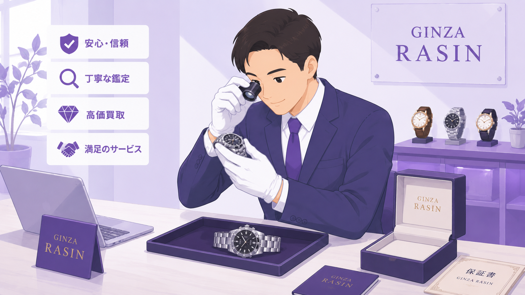 GINZA RASINのサービスイメージ