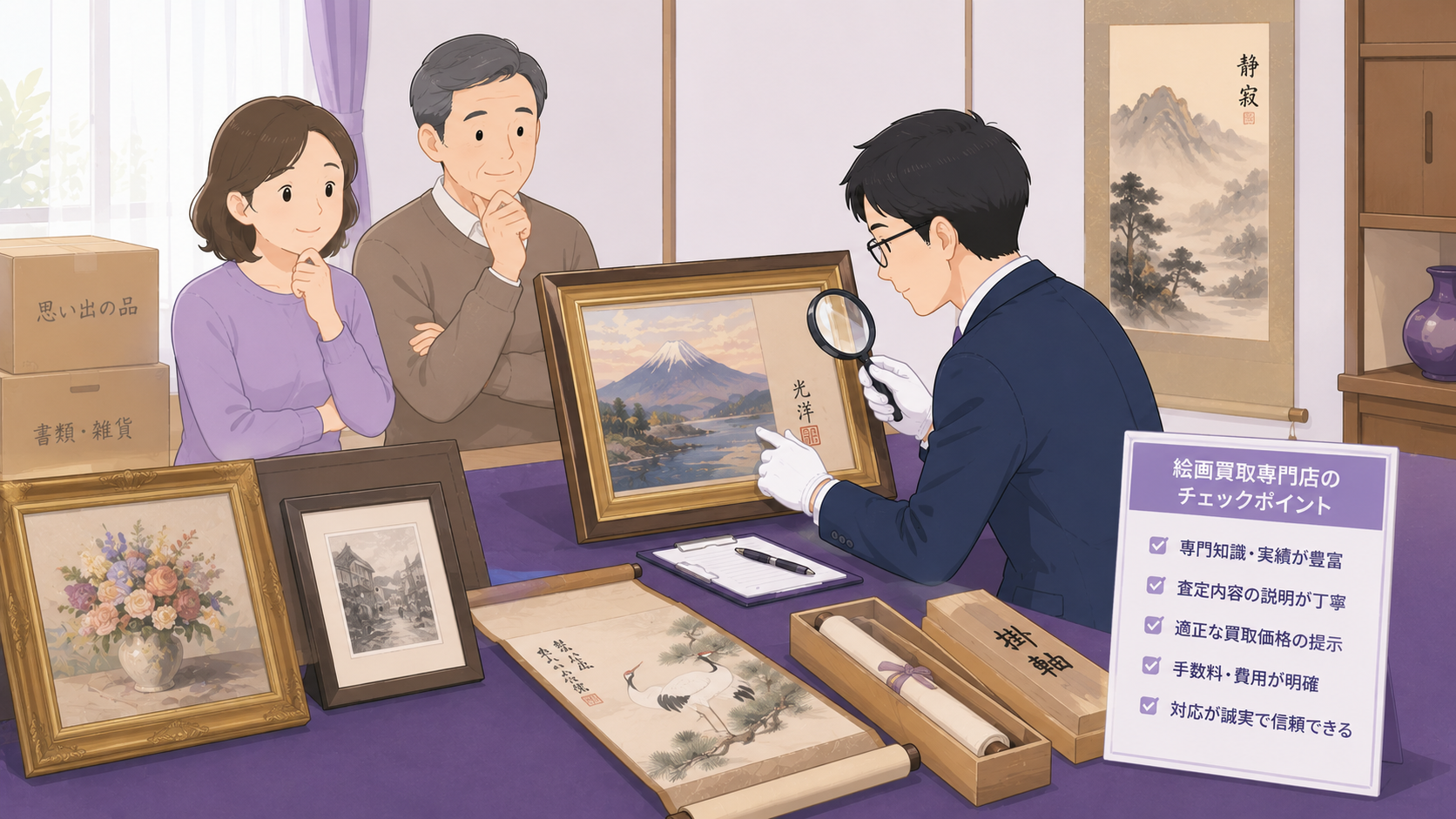 絵画買取専門店のイメージ