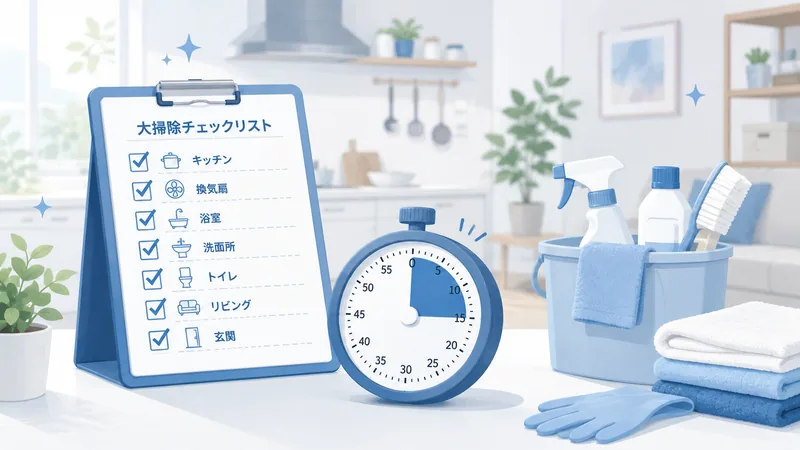 大掃除・時短家事ガイドのイメージ